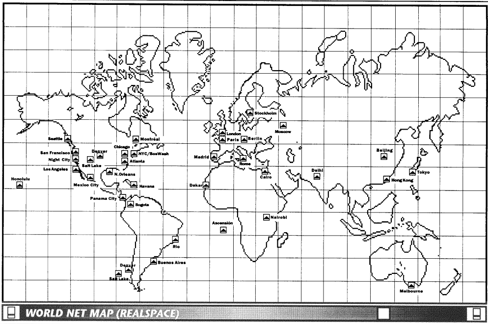 cyberpunk 2020 world map
